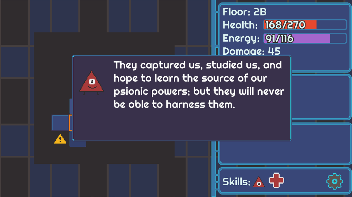 nightblade99's tweet photo. New version of #Oneons out today with some difficulty tweaks:
- Permanent upgrades (health, energy, damage) when you rescue Oneons
- Heal skill
Wishlist: https://t.co/zOlJmOJjsk
#IndieGame #IndieDev #GameDev #ScreenshotSaturday #PixelArt #Roguelite #Roguelike #MonoGame #SciFi https://t.co/HusARtUZBE