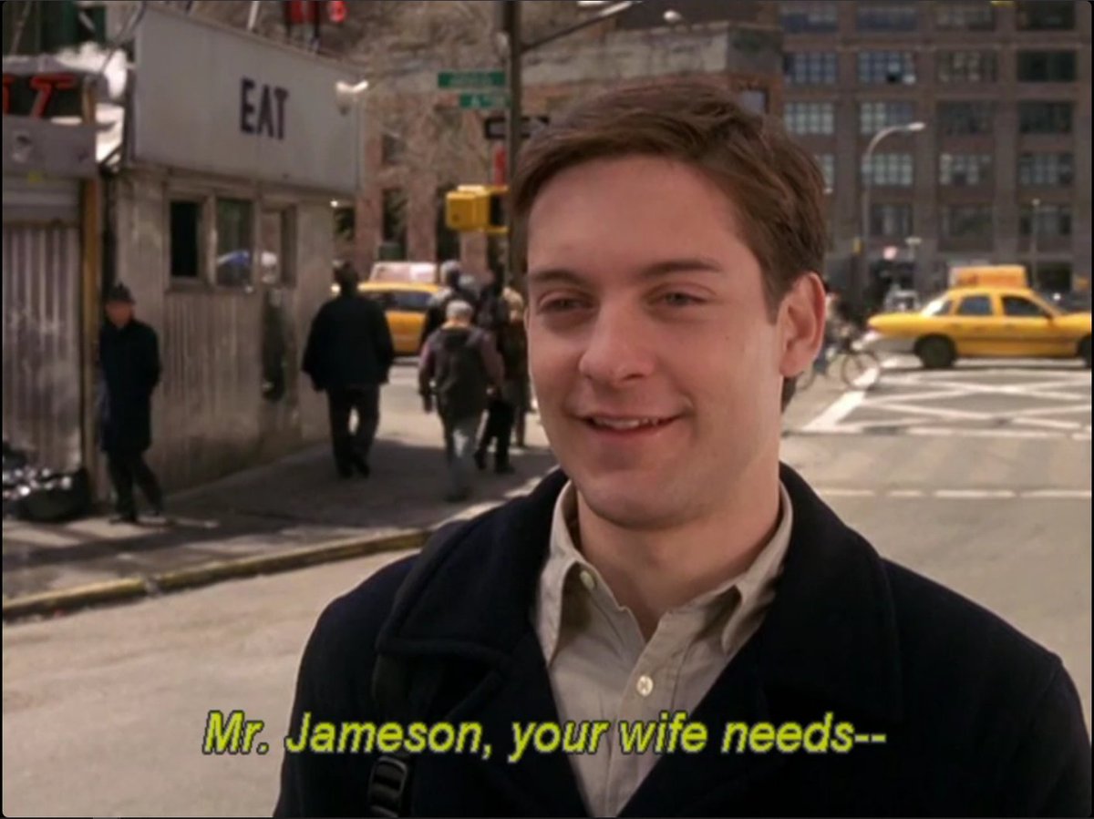 fucktoilets's tweet image. Mr. Jameson, your wife needs--