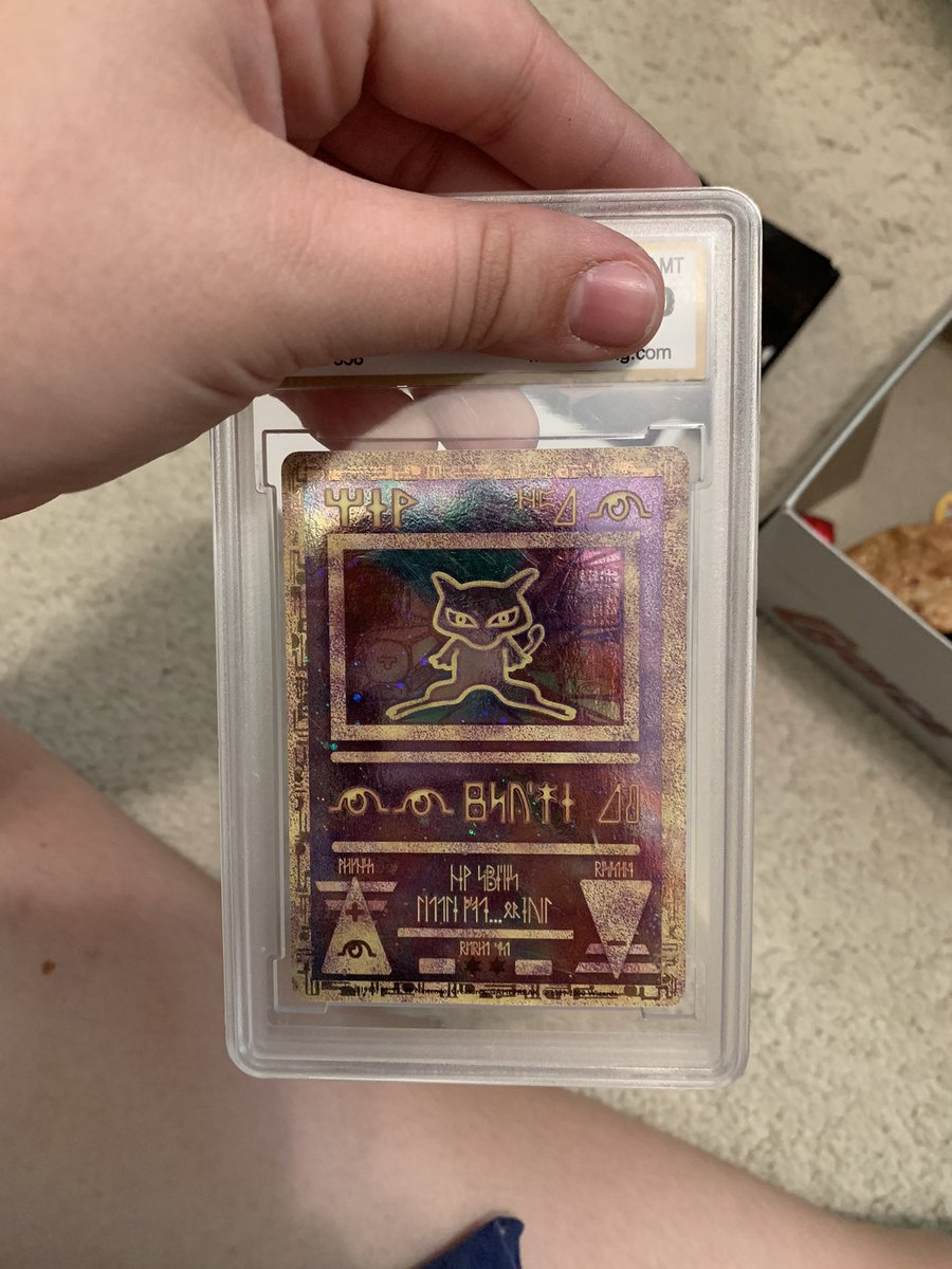 dear_uhbee's tweet photo. Y’all who do Pokémon cards: found this in a box in the closet, is it worth anything lol @DaithiDeNogla https://t.co/XrCEzQAHlj