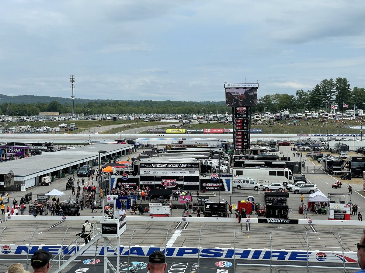 .@DaleJr we stopped at @NHMS on our way home from vacation to watch @joshberry race today for @JRMotorsports.  My son’s first @NASCAR race! Hope we see Josh in victory lane! #themagicmile #nascar #xfinityseries