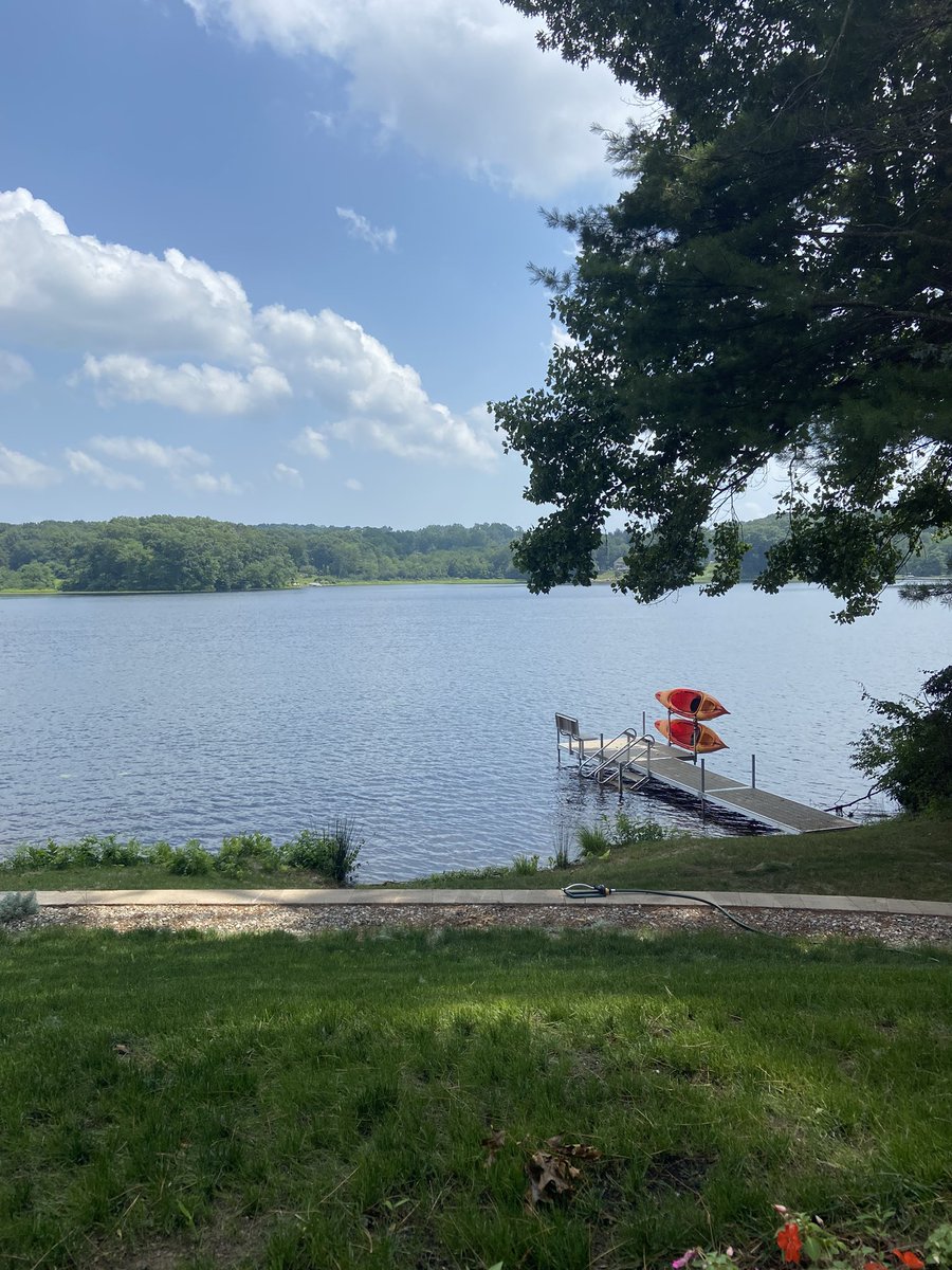 Lake views while working on my initial reflection for #EDLR5402