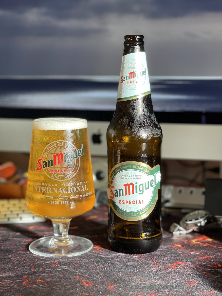 ChrisLeeTM's tweet image. Don’t mind if I do! Doesn’t happen often tbh!
#SanMiquel #ColdOne #SaturdayChills