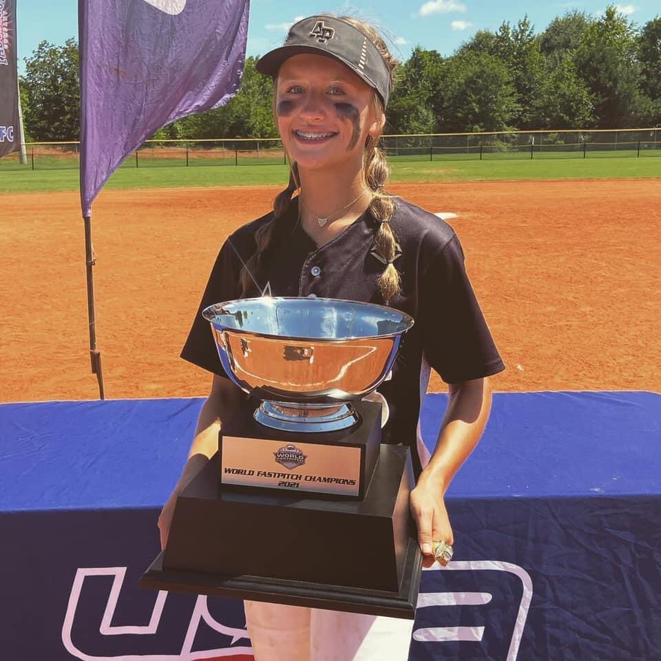 Generals_SB's tweet photo. Shoutout to Jenna Ryans, Macie Collins and Addie Edwards for winning the World Fastpitch Championship! Jenna was named Defensive MVP as well!

#GoGenerals https://t.co/1jMfLTXDSG