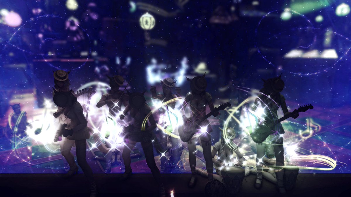 sizeablesaurian's tweet photo. Watching the bands live at #MoonlightMusic
First to the stage is @MoshMosh_FFXIV!
There's so many people here the crowd doesn't even render in!
#FFXIVPerformance https://t.co/dB7Rt6hzBg