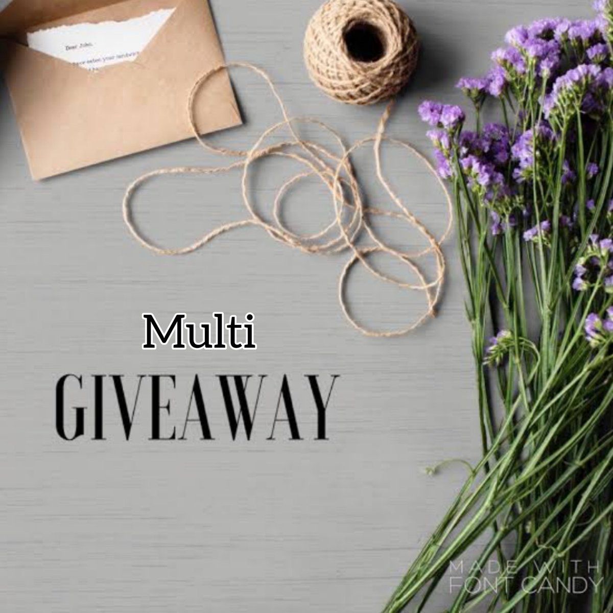 Multi giveaway tweet media