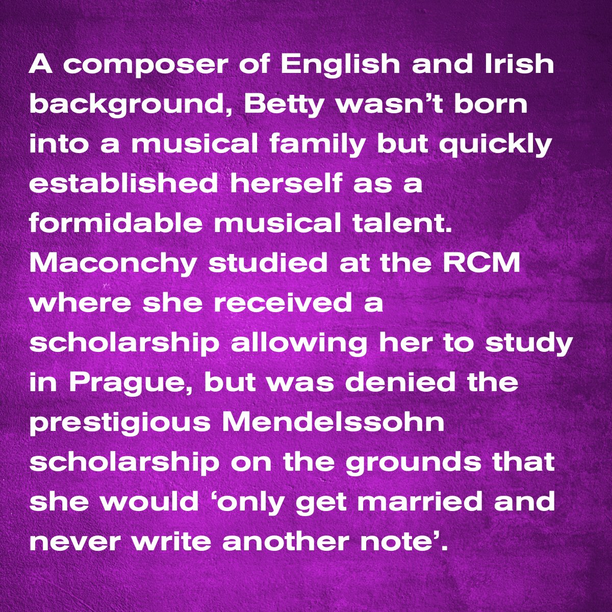 RetakeConcerts's tweet photo. RETAKE On: Dame Elizabeth Maconchy

Let’s talk about the life and times of Elizabeth Maconchy! Look below to find out more about this inspirational composer and why we love her music!

#classicalmusic #womeninmusic https://t.co/MZIdiJVekW