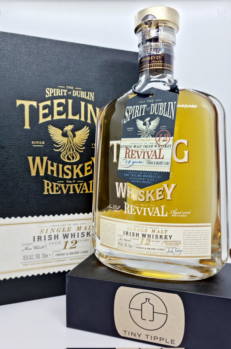 New Tiny Tipple alert!

<a href="/TeelingWhiskey/">Teeling Whiskey</a> Revival Vol. V

12 Year Old Single Malt

Finished in Cognac and Brandy Casks 

Try this unique whiskey in 50ml sample size now!

tinytipple.com/products/teeli…