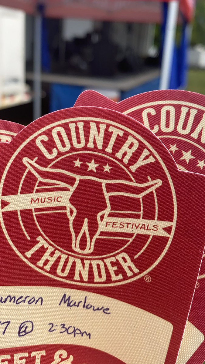 Q98.5 - Rockford (@q985rockford) on Twitter photo We have meet and greets for <a href="/Kameron_Marlowe/">Kameron Marlowe</a> at Country Thunder. Get here in 10 minutes and they’re yours! #ctnation #countrythunderwisconsin We have meet and greets for <a href="/Kameron_Marlowe/">Kameron Marlowe</a> at Country Thunder. Get here in 10 minutes and they’re yours! #ctnation #countrythunderwisconsin