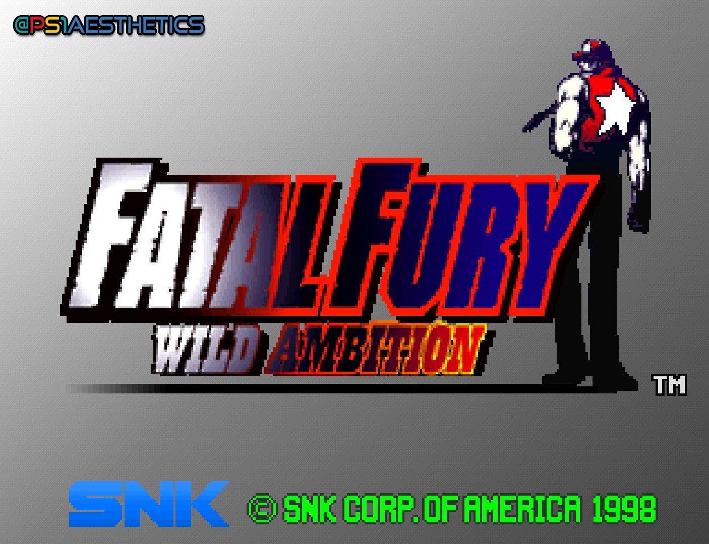 Fatal Fury: Wild Ambition Print Ad/Poster Art Playstation PS1