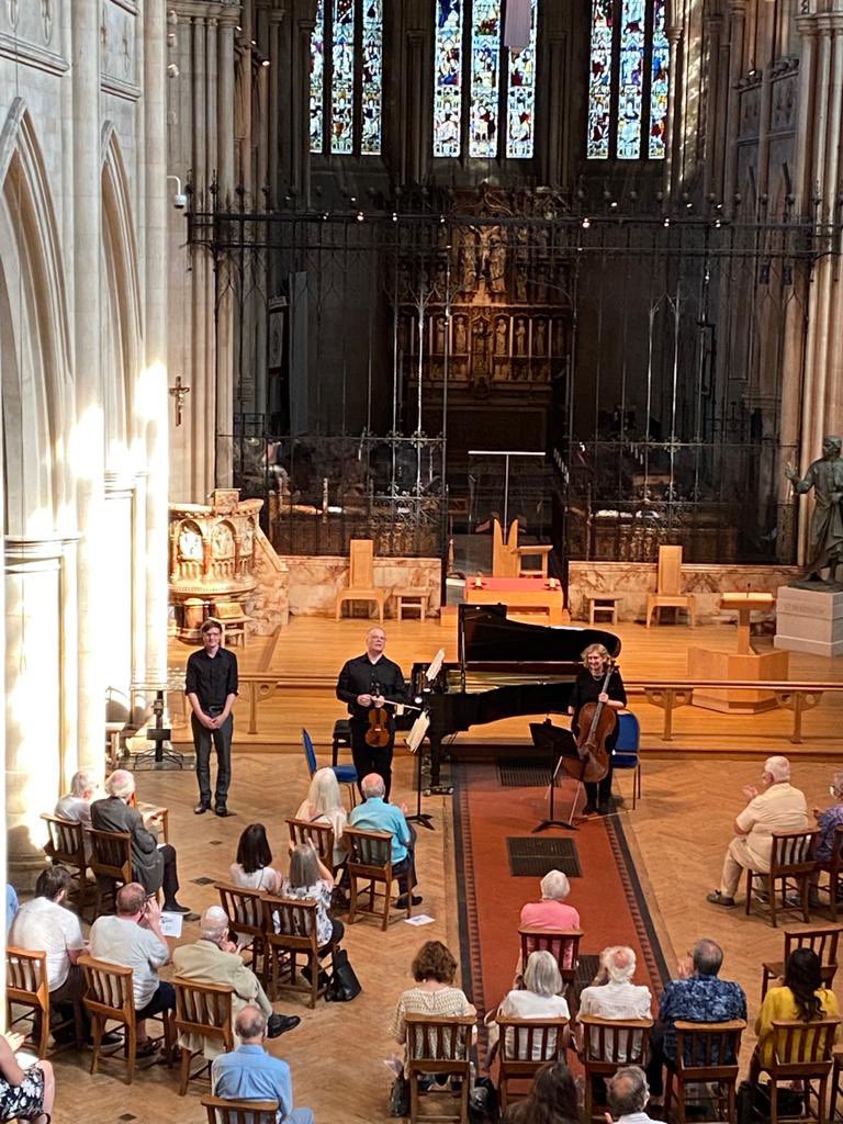 Thank you to everyone who has supported the summer concert series. We finished this afternoon with a ‘sold out’ concert of beautiful piano trios played by Richard Roper, Corinne Malitskie, and Justin Miller. Stay tuned for further Saturday concerts next term.