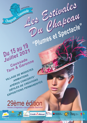 VilleCAUSSADE's tweet photo. Estivales du chapeau à #caussade jusqu'au 19 juillet https://t.co/Loc6TZRqec