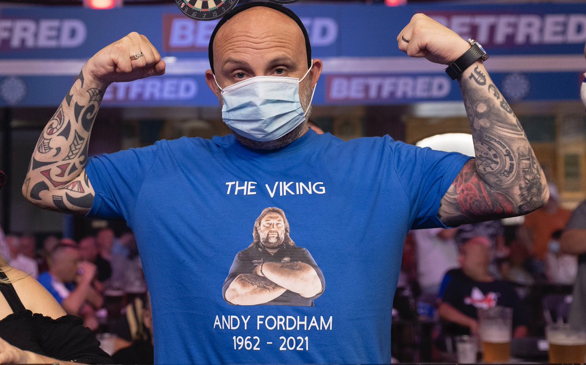 As fans return to the Winter Gardens for the World Matchplay many are making tribute to the great Andy Fordham.

You will never be forgotten Viking! ❤️
