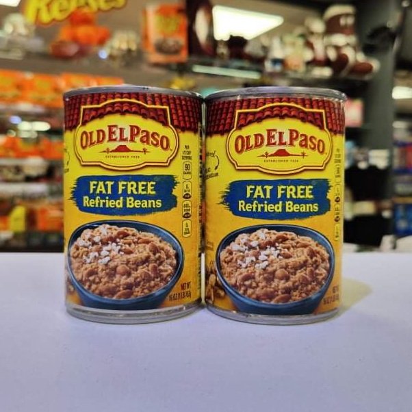 A blend of hearty, Mexican style Pinto beans with a hint of tasty onions. Our Refried Beans are delicious enjoyed with any Mexican meal.
#oldelpaso #oldelpasorefriedbeans #refriedbeans 
Come in and see us in Market Gates Shopping Centre Great Yarmouth IJustWannaCandy.co.uk