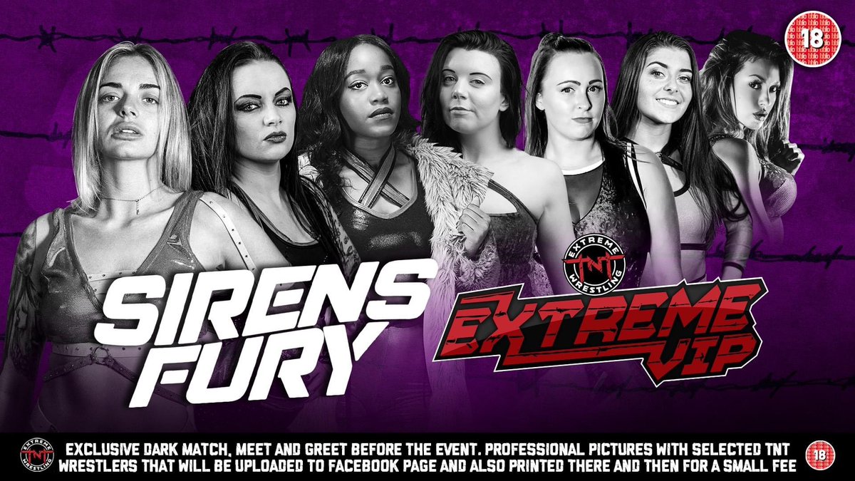 TNTExtremeWres's tweet image. As part of your #ExtremeVIP ticket, you will get a professional photo was taken with…  

🧜@LizzyEvo8 
🧜@Lana_Austin1 
🧜@ItsTaonga 
🧜@Ivy_Wrestler 
🧜@RubyRadley24 
🧜@AngelHayzeUK 
🧜@HeidiKatrinaa 

🧜GET YOUR TICKETS NOW🧜
wtlive.wrestlingtravel.org/event/sirens-f…