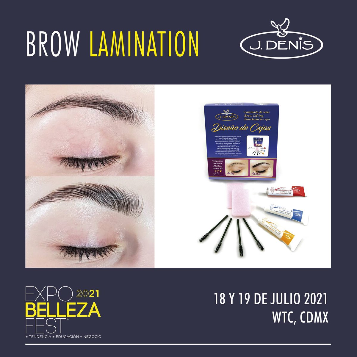 jdenismx's tweet photo. La técnica y el estilo cambian, se adaptan a la época.
La eficiencia y resultados del producto comprobada desde 1998. #jdenis #browlifting #browlamination #laminaciondecejas https://t.co/q9hhuWWt7T