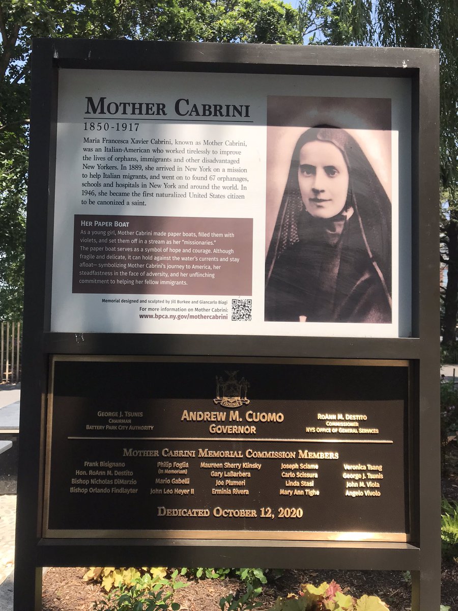 fredericoGP's tweet photo. Mother Cabrini home in Battery Park…..always breathtaking 🙏 

@melissadderosa @RichAzzopardi @NYGovCuomo https://t.co/mPTZOGWBls