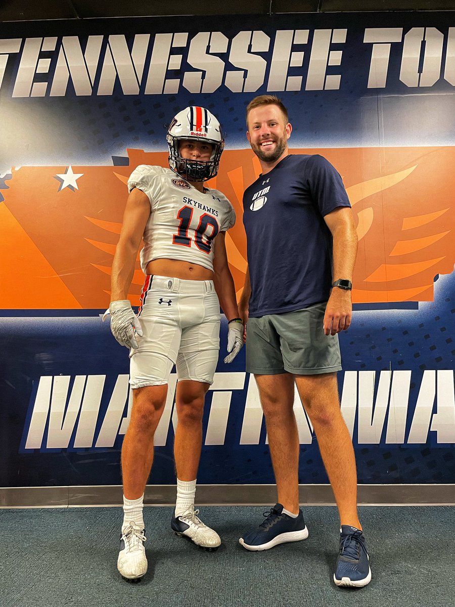 Had a great unofficial at UT-Martin today!🟠🔵 @Brandn_Buchner <a href="/Coach_JSimpson/">Jason Simpson</a> <a href="/UTM_FOOTBALL/">UT Martin Football</a>