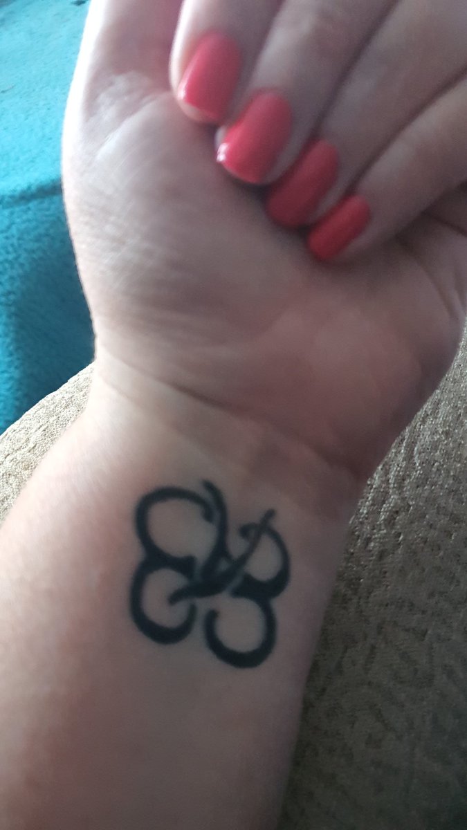 Perhaps not as big or impressive as some tattoos I've seen, but the emotion and memories behind this are ..... #NationalTattooDay