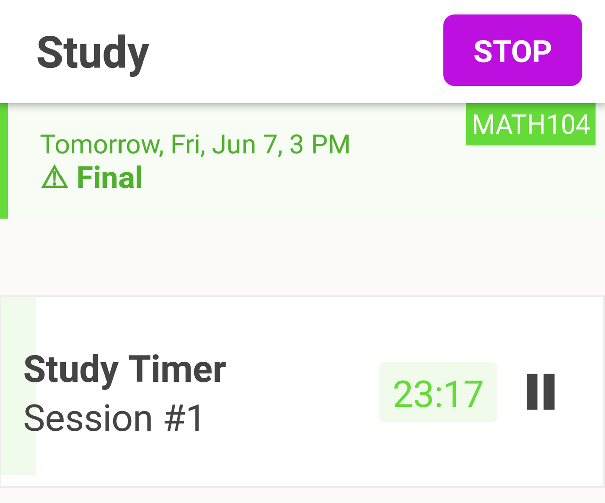 Having trouble focusing? Try using a Study Timer to block out all distractions &amp; work on a single task for 20 solid minutes. Break for 5 minutes, and then start another 20 minutes and repeat. Check out Chipper for a free customizable study timer: getchipper.com/study-timer/