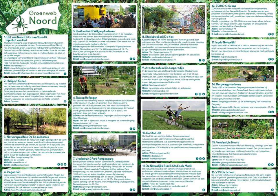 KarinPadmos's tweet image. Vrijdag de presentatie van onze gezamenlijk @GroenwebN kaart. Met de vele groene initiatieven in #noord010..#HofvanNoord #GroenNoord #Hetbijenlintvanhof.
#Groengroenerliskwartier en nog vele andere groene plekjes.
En daar heb ook ik weer met veel plezier aan meegewerkt😘😎.