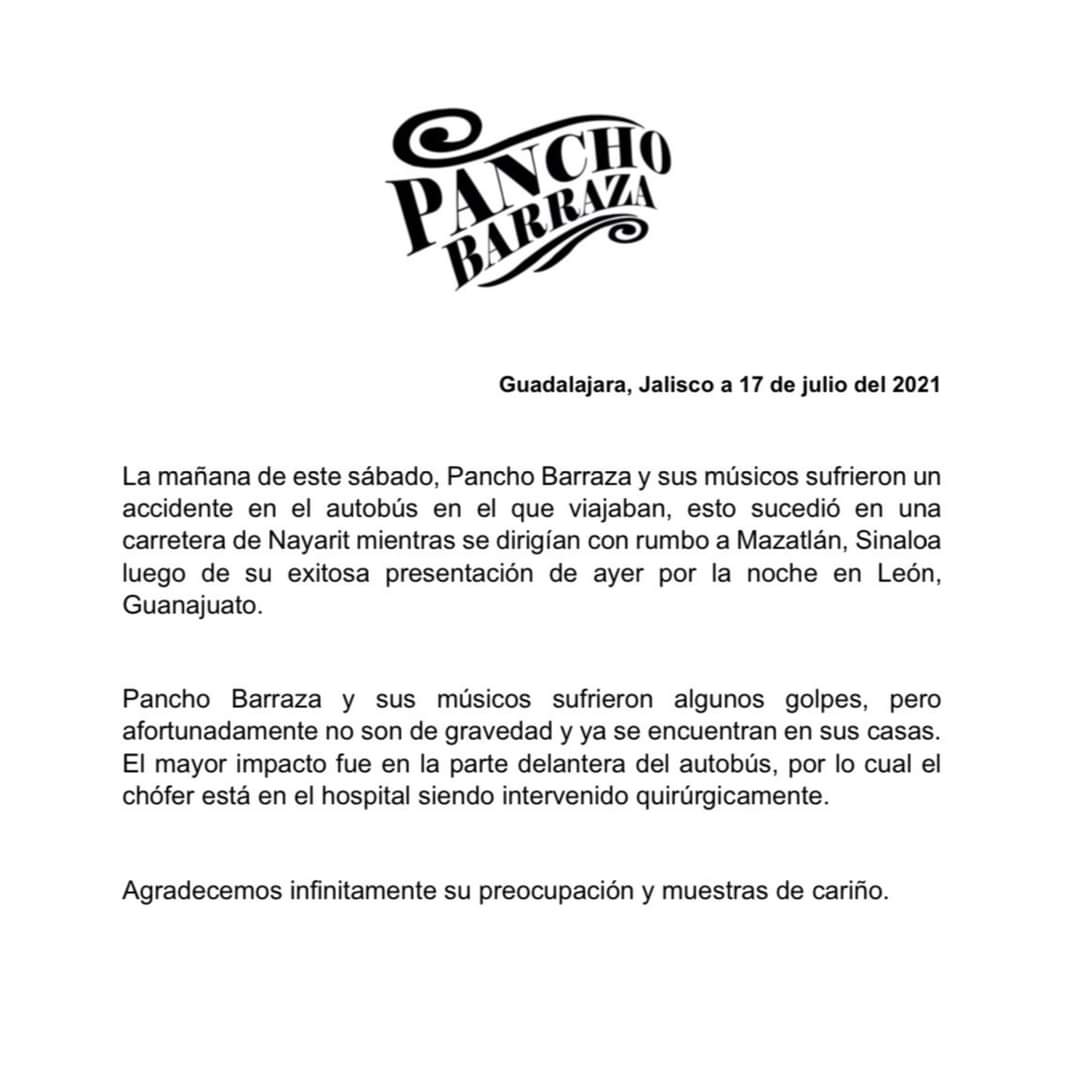 Comunicado oficial <a href="/panchobarraza20/">Pancho Barraza</a>