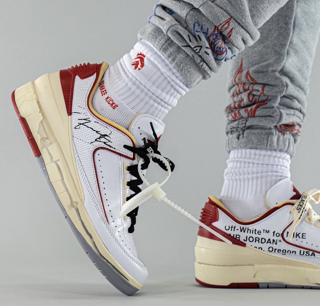 Finish the sentence...The Off-White x Air Jordan 2 Low White Red is ______