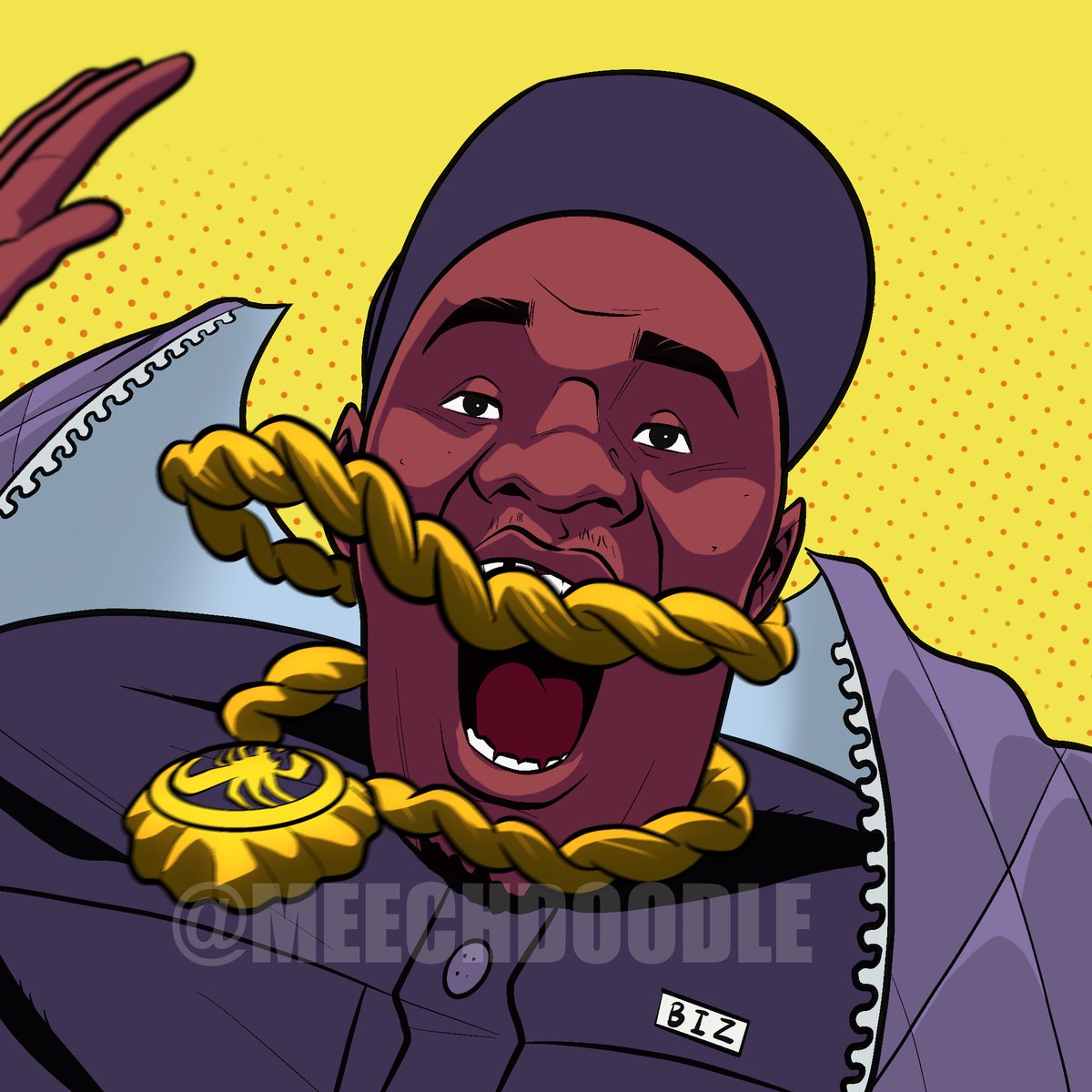Meech Doodle Rest In Power Biz Markie I Always Saw Him As So Animated Bizmarkie Nbtb Hiphop
