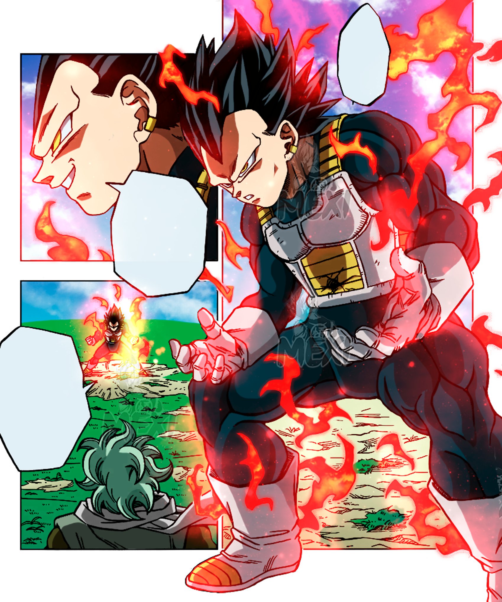 The Full Color Manga's SSJ God color is really UGLY! • Kanzenshuu