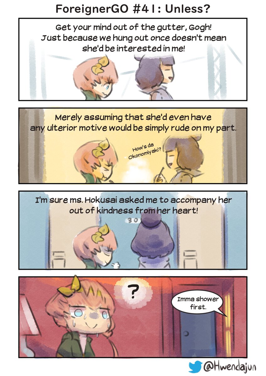 ForeignerGO #39-42: Gogh visits ServaFes (Part 1)
#FGO #ForeignerGO #フォリナー #ヴァン・ゴッホ #北斎 