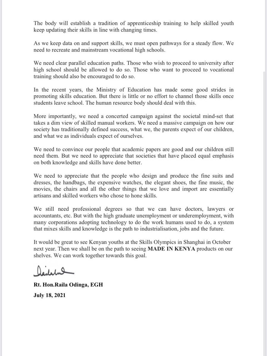 My dear Kenyans.

When did you last see a product with a label MADE IN KENYA?

I have some ideas on how we can have many MADE IN KENYA products in supermarket shelves and shops in a sustained manner that ensures home grown industrialization.