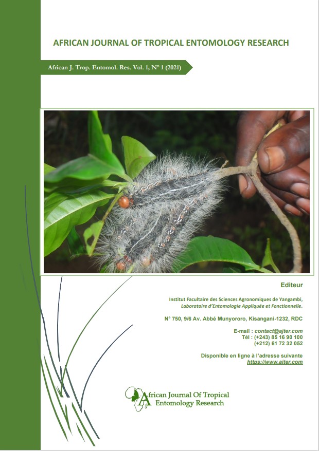 AjterJ's tweet photo. Aux chercheurs spécialistes d'entomologie tropicale, le volume inaugural c'est pour octobre 2021, AJTER continue à recevoir les articles originaux. 🦋🐞🪳🪲🦟🐜🐛🦗🕷️ https://t.co/RLczNCyN61