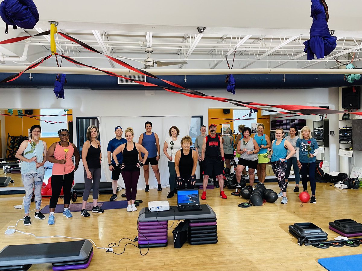 tomcrisco's tweet photo. Body Pump 117 Launch - Around the World. Thanks to everyone that came out this morning and to Laurie for being a great sport- Again!!!!!
#columbiagym, #columbiaassociation https://t.co/pd8pnoMJdp