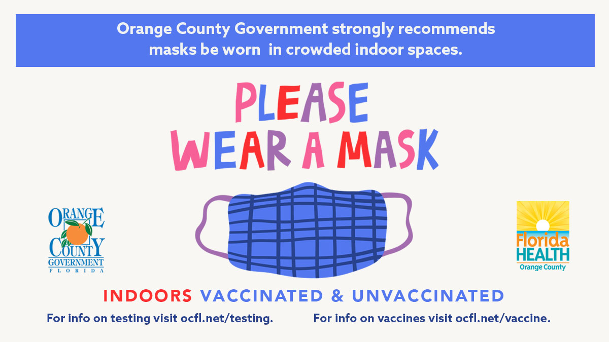 Orange County’s 14-day rolling positivity rate has increased dramatically from two weeks ago. We are now considered in the high risk category by the CDC for community transmission.  

We strongly urge our residents to wear masks in crowded indoor spaces.