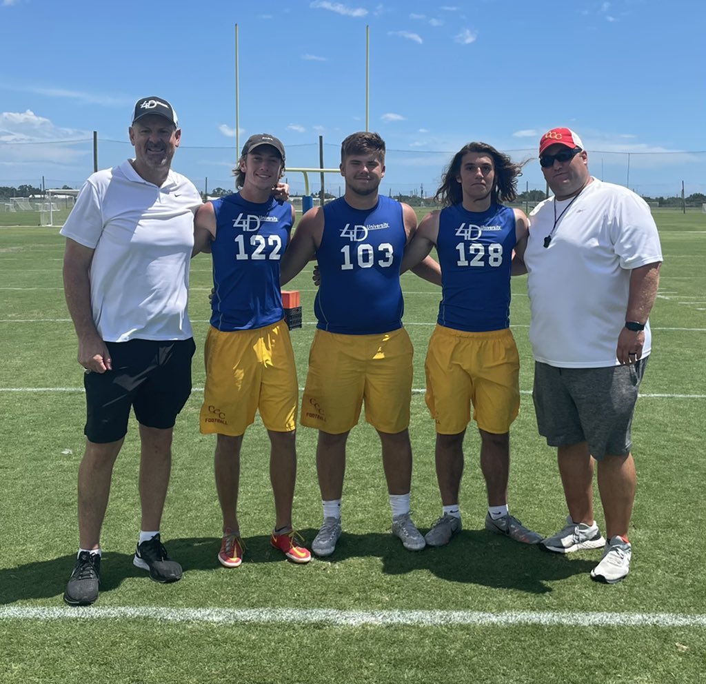 CoachCHarvey's tweet photo. I had the privilege of spending the day with what I believe could be the best special-teams unit in the state of Florida. @4thDownU Never fails to Put on a great camp for specialist. We hope to have you on our campus soon! Thanks also to NFL vet @KendallGammon for his expertise. https://t.co/Mko1odsa1K