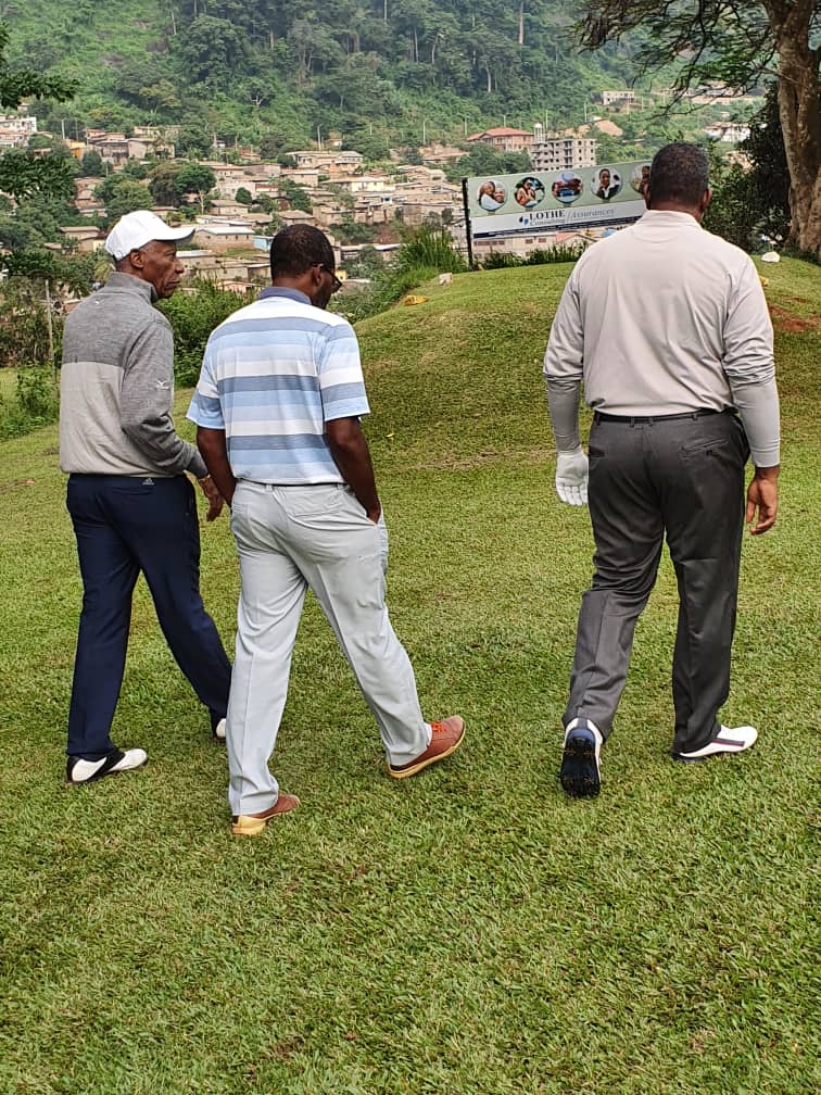 GabrielObiang's tweet photo. Don't Wish for it; Work for it!   Great 18 holes game in the #Yaounde #Golf ⛳course at the Hotel #Mont #Fobe  #Cameroon with the Cameroon Golf Federation President. Dr. Yves Ahanda 
Thank you 🙏🏾 #equatorialguinea #guineaecuatorial
@Feguigolf https://t.co/gLdQgNlYJ5