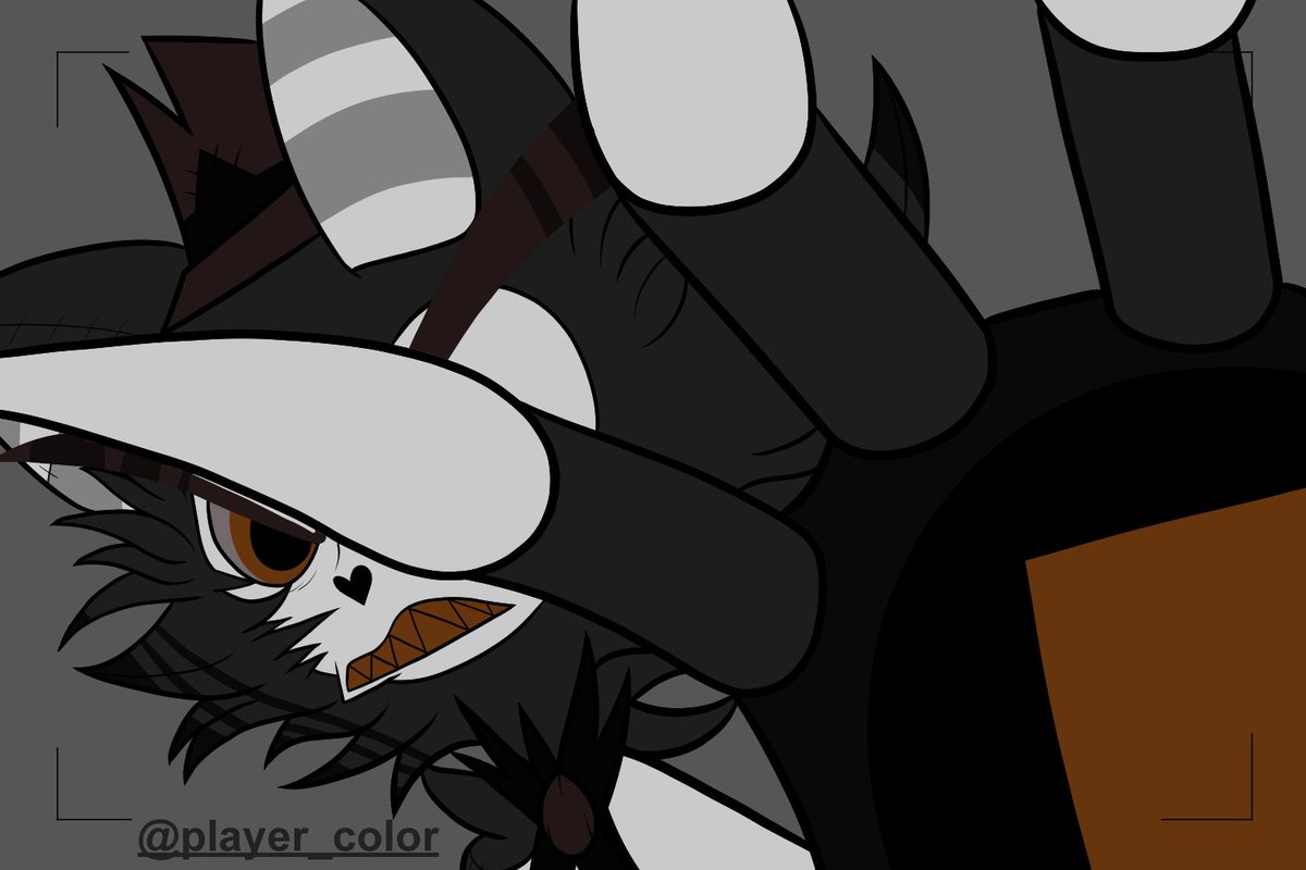 player_color's tweet photo. 5PHusk: "smile!"

8PHusk: "What?! GET THAT OUT OF MY FACE!"

#HazbinHotel #HazbinHotelHusk #5PHusk #8PHusk https://t.co/ep1GEhWMYC
