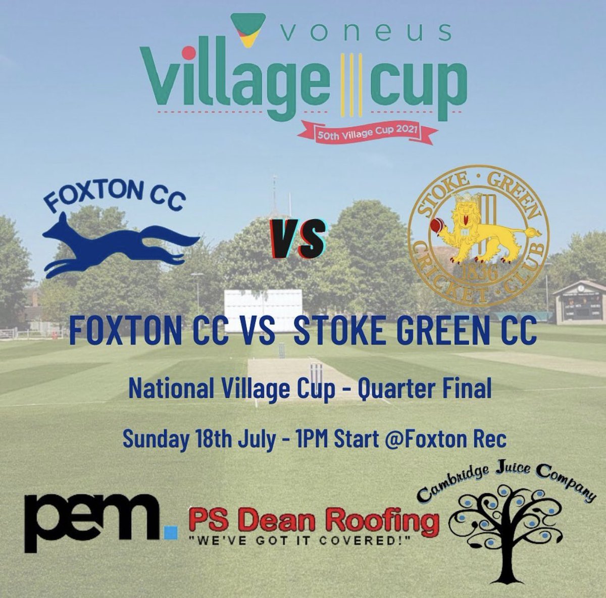Foxton Cricket Club tweet media