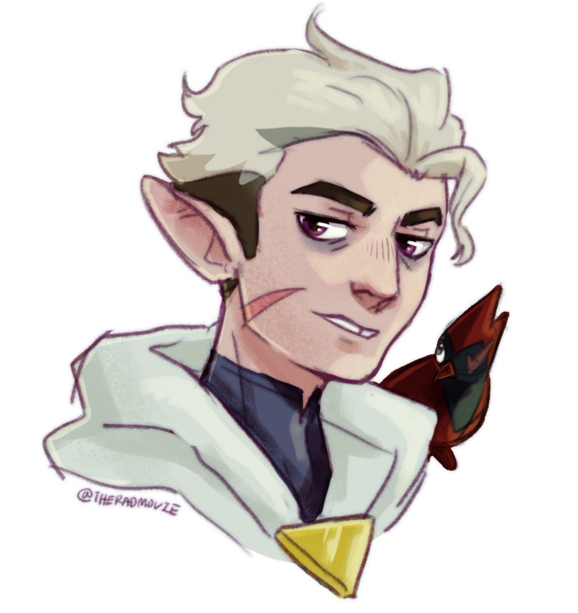 theradmovie's tweet image. obligatory Hunter drawing #TOHSPOILERS #GOLDENGUARD