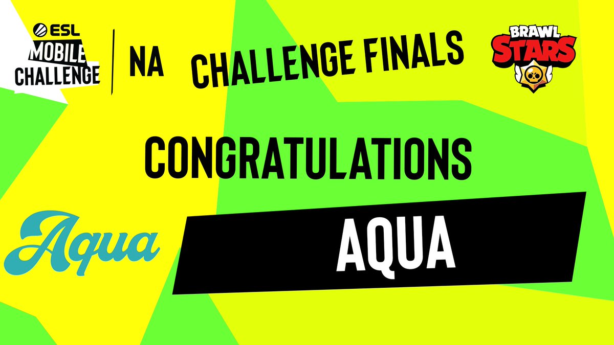 ESLBrawlStars's tweet image. Congratulations to Aqua on winning the NA #ESLMobile Challenge Finals! 💪

Cheers to @Jigsaw_BS, @zhxars, &amp;amp; @slash_bs! 

GGWP!