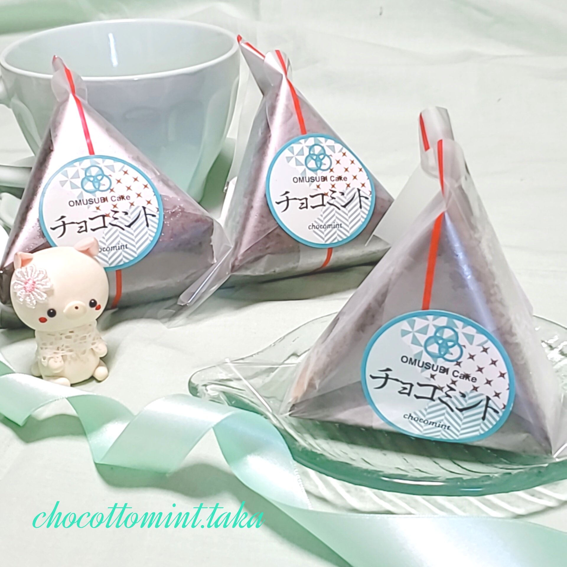 taka🩷8/22～ねこ休み展 в X: „🍙おむすびケーキ🍙 ハンドメイド