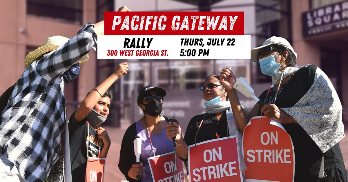 UniteHere40's tweet photo. Why is PM @JustinTrudeau crossing the Pacific Gateway picket line and giving tax payers' $ to a hotel that's firing mostly women? Join us for a rally this Thursday as we call on him to STOP crossing the PGH picket line!
RSVP: https://t.co/1K2Adxlidl https://t.co/h591XvlTUW
