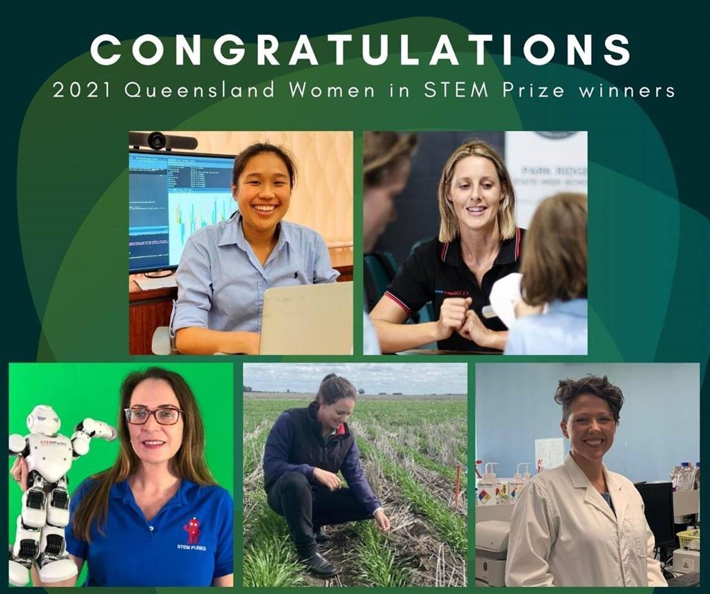Congratulations to the 5 winners of the Queensland Women in STEM Prize who are making a difference to the world! Discover more about their research: bit.ly/3br9oIZ  
#WomenInSTEM #QldScience <a href="/uniofqld/">Uni of Queensland</a> <a href="/Griffith_Uni/">Griffith University</a>