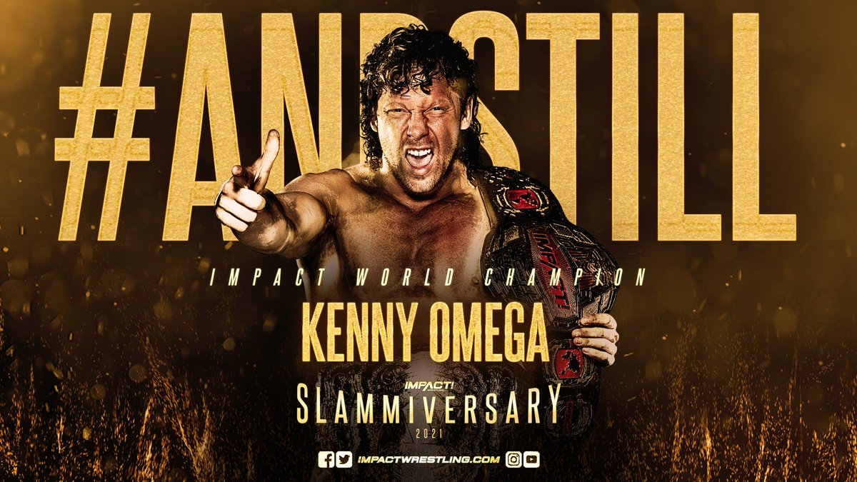 ThisIsTNA's tweet photo. AND STILL IMPACT World Champion - @KennyOmegamanX! #Slammiversary
Order HERE: https://t.co/B4rKbNpqAD https://t.co/jGD95WdTEt