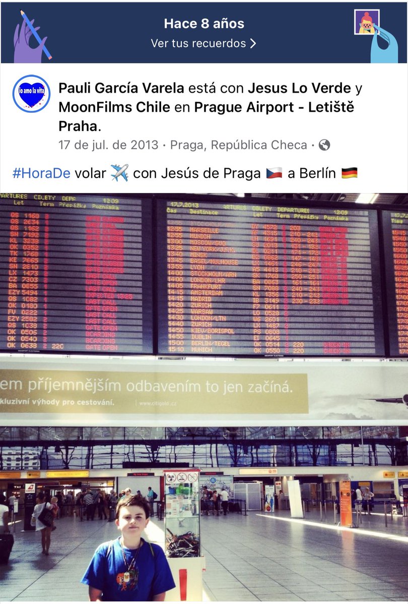 PauliGarciaCL's tweet photo. #Recuerdos 17 julio 2013
#HoraDe volar ✈️ con Jesús de Praga 🇨🇿 a Berlín 🇩🇪 https://t.co/S51P1K5jPj