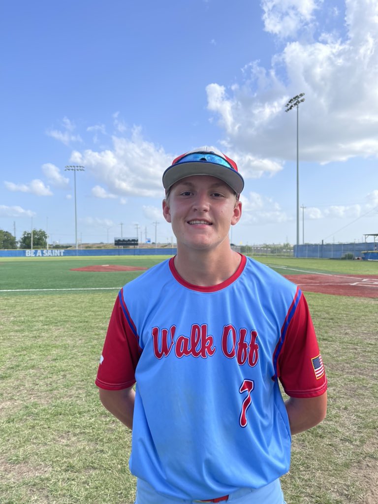 F: <a href="/WalkoffAcademy/">Walkoff Baseball & Softball Academy</a> 18U Blue 8, TRPD 0
PoG: <a href="/JackKalisky/">Jack Kalisky</a> 2-4, 3B, 2 RBI, R