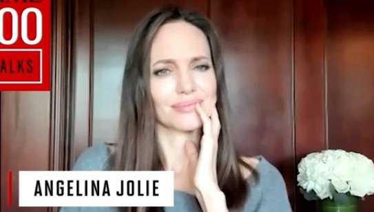 humansrightpunk's tweet image. angelina jolie confusing expressions is the cutest