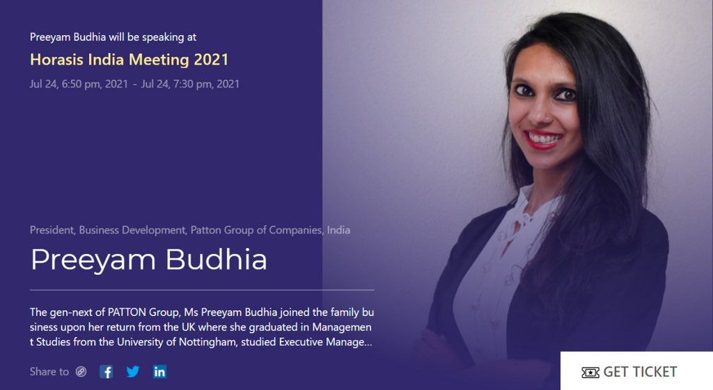 Speaking on ‘Modernising Indian Philanthropy, Originally Rooted in Tradition’ at the #Horasis Global India Meet (24th July, 2021) with fellow panellists Sundar Mahalingam, Dnyaneshwar Mulay, Sushil Premchand. Panel chair: <a href="/PramitWorld/">Pramit Pal Chaudhuri</a> bit.ly/2UThBja

Sent from my iPhone