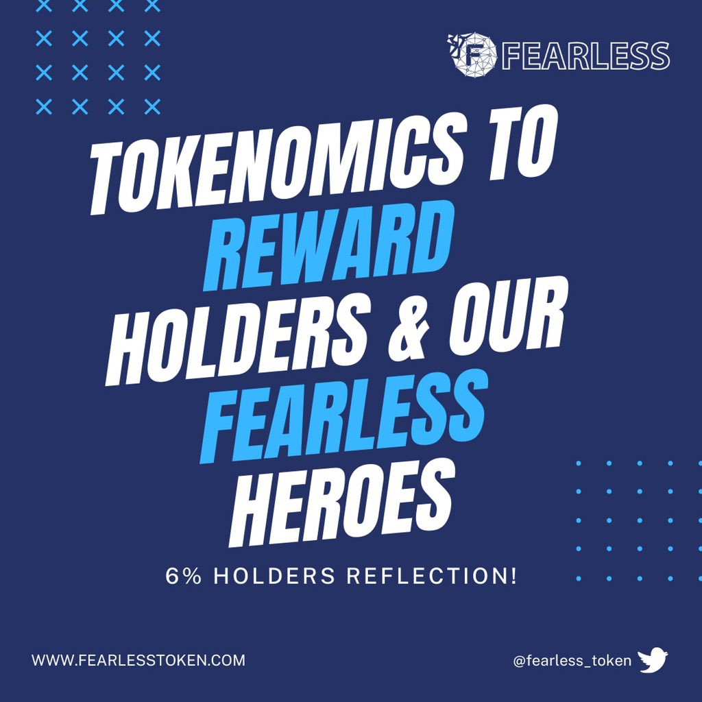 fearless_token's tweet photo. @CryptoAgentGems Come check out @fearless_token! We would love to have you join us to support front line workers! #fearlesstoken #BSCGem #binanceย #crypto #charity #frontlineworkers #firstresponders https://t.co/t1657hThch