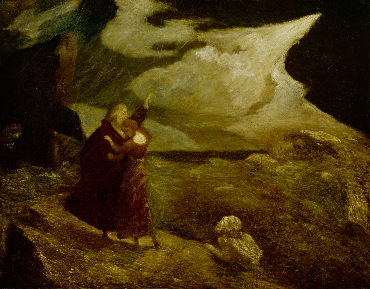 🖼 "The Tempest", 1892, Albert Pinkham Ryder, reworked between 1896 and 1918, oil on canvas, DIA no. 50.19. https://t.co/gLa59Wl1o5