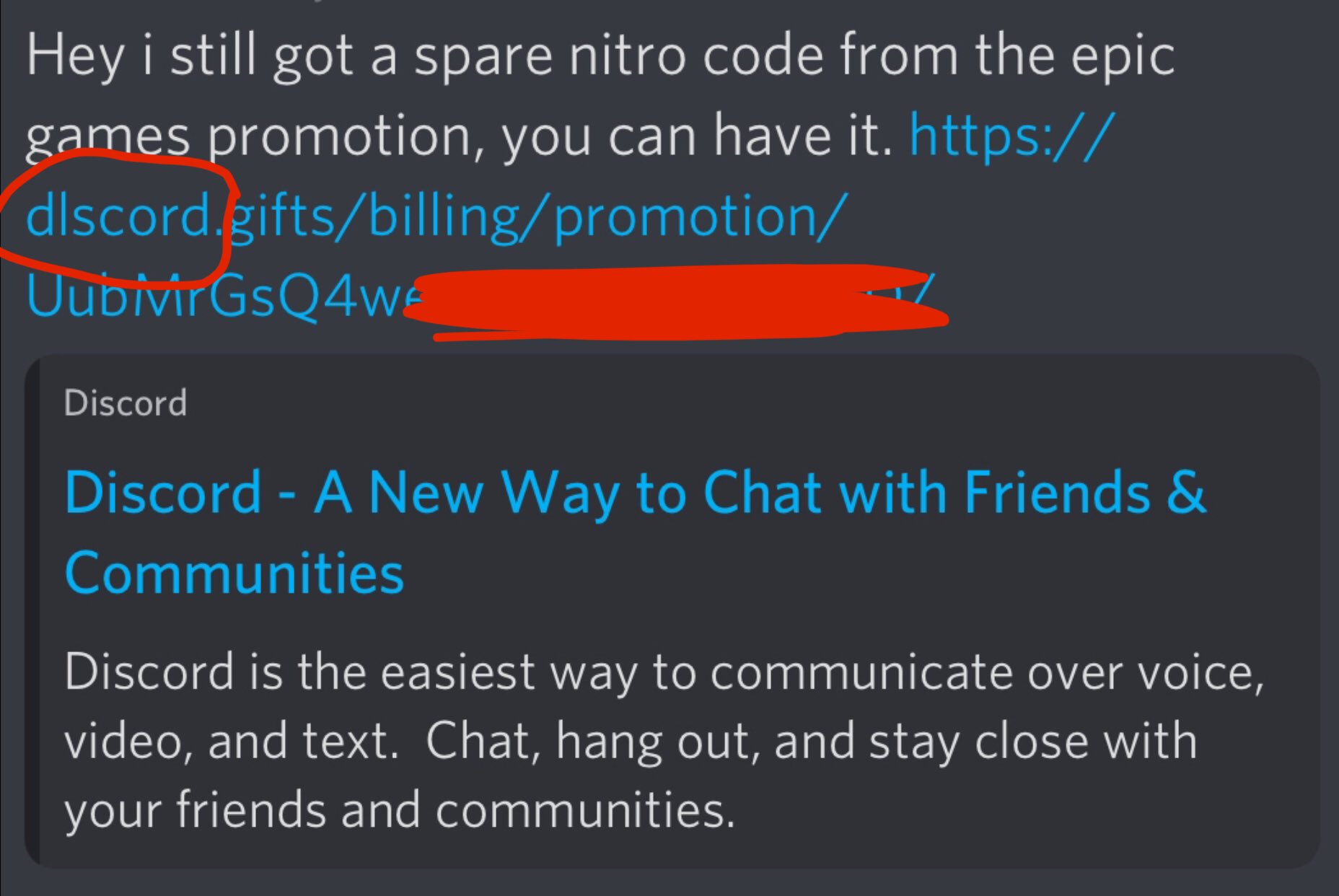 Finlay On Twitter warning New Discord Scam Pharming Link That I can-someone-hack-you-through-discord-youtube